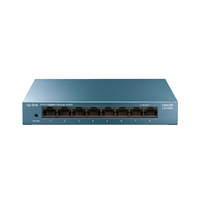 TP-Link LS108G hálózati kapcsoló Beállítást nem igénylő (unmanaged) Gigabit Ethernet (10/100/1000) Kék