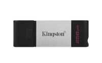 Kingston Technology DataTraveler 80 unità flash USB 256 GB USB tipo-C 3.2 Gen 1 (3.1 Gen 1) Nero, Argento