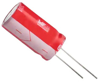 Würth Elektronik WCAP-ATG5 capacitors Rood Vaste condensator Cylindrisch DC