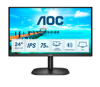 AOC B2 24B2XD LED display 60,5 cm (23.8") 1920 x 1080 pixelek Full HD Fekete