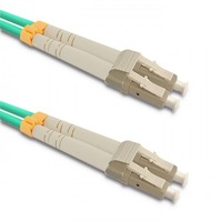 Qoltec 54083 Cable de fibra óptica e InfiniBand 50 m LC Color aguamarina
