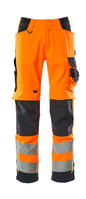 MASCOT 15579-860-14010 Pantalons Noir, Orange