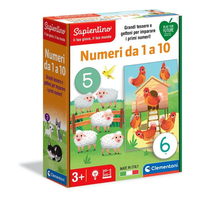 Clementoni Numeri da 1 a 10 Board game Educativo