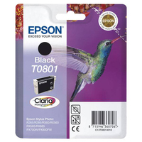 Epson Hummingbird cartouche d'encre Black T0801 Claria Photographic Ink
