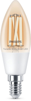Philips Ampoule flamme filament transparente 4,9 W (éq. 40 W) C35 E14