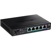 Trendnet TPE-TG350 switch di rete Non gestito 2.5G Ethernet (100/1000/2500) Supporto Power over Ethernet (PoE) Nero