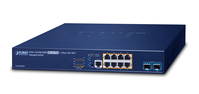 PLANET L3 8-Port 10/100/1000T Vezérelt Gigabit Ethernet (10/100/1000) Ethernet-áramellátás (PoE) támogatása