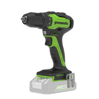 Greenworks 3704007 destornillador eléctrico y llave de impacto Negro, Verde