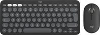 Logitech Pebble 2 Combo for Mac teclado Ratón incluido RF Wireless + Bluetooth QWERTY Internacional de EE.UU. Grafito