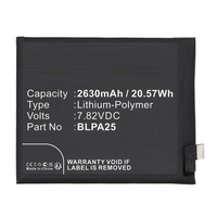 CoreParts MBXMP-BA1833 mobiltelefon alkatrész Akkumulátor Fekete