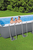 Bestway Power Steel ™ Frame Pool Komplett-Set mit Sandfilteranlage 549 x 274 x 132 cm, grau, eckig