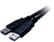 Akasa AK-CBUB12-30BK USB kábel 0,3 M 2 x USB A Fekete