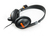 NATEC Drone Zestaw słuchawkowy Przewodowa Opaska na głowę Połączenia/muzyka Czarny, Pomarańczowy