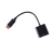 Uniformatic 0.2m DisplayPort/DVI-I 0,2 m Negro