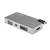 StarTech.com Adattatore Multiporta Video USB-C 4 in 1 in Alluminio - 4K 60Hz - Grigio Siderale