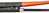 Bahco Swedish Model Noir, Orange Orange 16 cm Clé à griffe suédoise 90° Acier