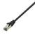 LogiLink CQ8023S Netzwerkkabel Schwarz 0,5 m Cat8.1