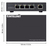 Intellinet 561617 netwerkextender Netwerkzender Zwart 10, 100, 1000 Mbit/s