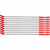 Brady SCN-10-V kabelmarker Zwart, Wit Nylon 300 stuk(s)