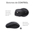 SUBBLIM Teclado con ratón COMBO DUAL OFFICE PROWAVE BLACK