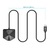 Manhattan USB-C & USB-A combo dock/hub, poorten (4): USB-A (2×) + USB-C (2×), 5 Gbps (USB 3.0), hoekvorm voor makkelijke toegang, USB-gevoed (geen externe voeding vereist)