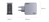 Ugreen Nexode Pro 160W GaN Charger with USB-C Cable Universal Schwarz, Grau AC Schnellladung Drinnen
