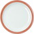 WACA Speiseteller BISTRO in weiß-orange, aus Melamin. Durchmesser: 23,5 cm.
