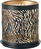 Duni Kerzenhalter Safari Zebra 75 x Ø 75 mm Schwarz, 8 Stk/Krt (8 x 1 Stk) Wir