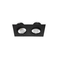 Al2014 sdx 2x9w 2x820lm 3000k 38° dim noir mat (DO18205)