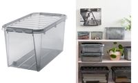 smartstore Aufbewahrungsbox COLOUR 70, 70 Liter, grau (63300113)