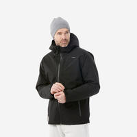 500 Men's Warm And Breathable Ski Jacket - Black - 3XL .