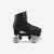 Kids' And Adult Artistic Roller Skating Quad Skates 100 - Black - UK 7 EU41