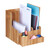 Relaxdays Stehsammler, 3 Schuber, DIN A4, mit Schreibtisch Organizer, Büro & Schule, Zeitschriftensammler, MDF, Farbwahl