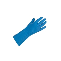 Blue Rubber Household Gloves - Size LARGE