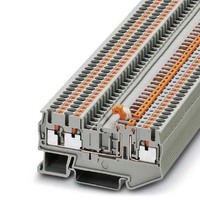 Durchgangsreihenklemme 0,14-4qmm, 5,2mm, gr PT 2,5-TWIN-MT