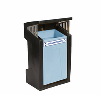 Provincial Recycling Bin - 39 Litre-Grey-Bottles