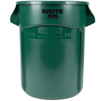 Rubbermaid BRUTE Round Container - 75 Litres - Dark Green