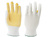 PolyTRIX N 912,Gr.10 /BW, Strickhandschuh ,Noppen, 23-27cm, weiß/gelb,