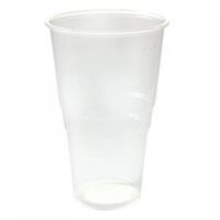 ValueX Flexiglass Plastic Glass 1 Pint Clear (Pack 50)