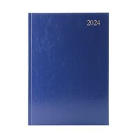 Desk Diary 2 DPP A5 Blue 2024 KFA52BU24