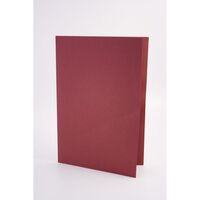 Exacompta Guildhall Square Cut Folder 315gsm Foolscap Red (Pack of 100)