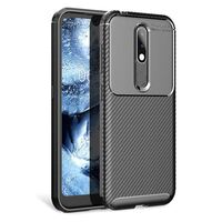 NALIA Carbon Look Cover compatible with Nokia 4.2 Case, Protective Ultra Thin Silicone Protector, Slim Back Bumper Shock absorbent Smartphone Coverage, Soft Mobile Phone Skin - ...