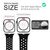 NALIA Airflow Silicone Cinturino Smart Watch compatible con Apple Watch Bracciale SE Series 8/7/6/5/4/3/2/1, 38mm 40mm 41mm, per iWatch Orologio Donna e Uomo Bianco nero