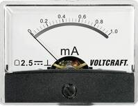 Beépíthető analóg lengőtekercses árammérő műszer 1mA/DC Voltcraft AM-60x46