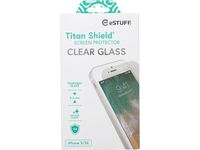 Apple iPhone 5/5C/5S/SE Clear Titan Shield Screen Protector 0,3mm Japanese Aasahi tempered glass. 9 times stronger than normal glass