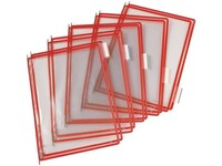 tarifold Zichtpaneel A4, Plastic, Rood (pak 10 stuks)