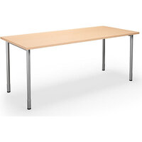 Multifunctionele tafel DUO-C, recht blad