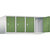 Altillo CLASSIC, 4 compartimentos, anchura de compartimento 300 mm, gris luminoso / verde reseda.