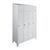 Steel cupboard with sloping top, full height compartments
