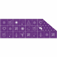 Fotokarton Country Christmas 300g/qm A4 violett